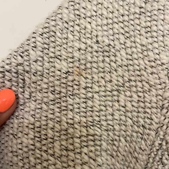 LUCKY BRAND Knit Grey Zip Up Hooded Jacket - Picture 6 of 6